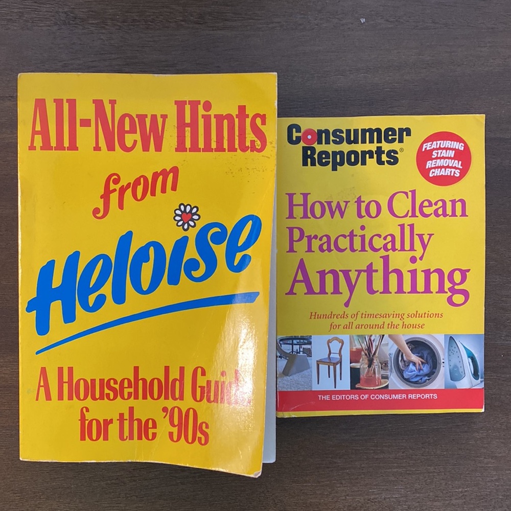 Household Tips and Cleaning Book Bundle